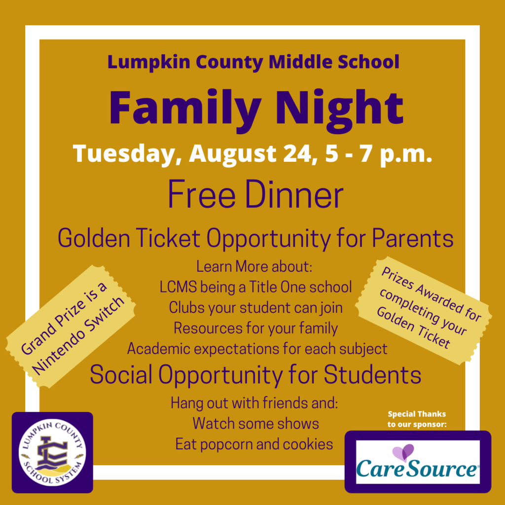 Join us for our Family Night TONIGHT from 5-7 pm. 