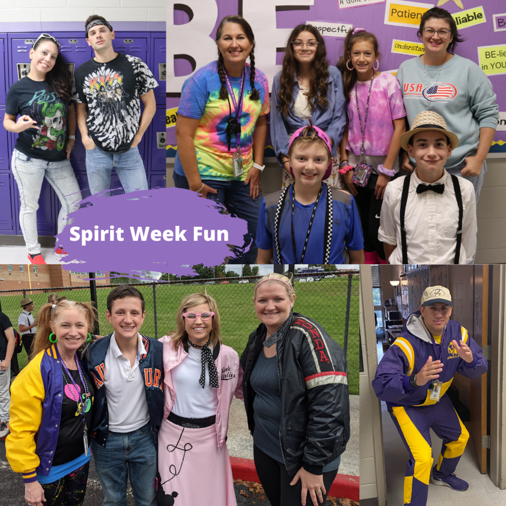 Students and teachers dressed up for Spirit Week.