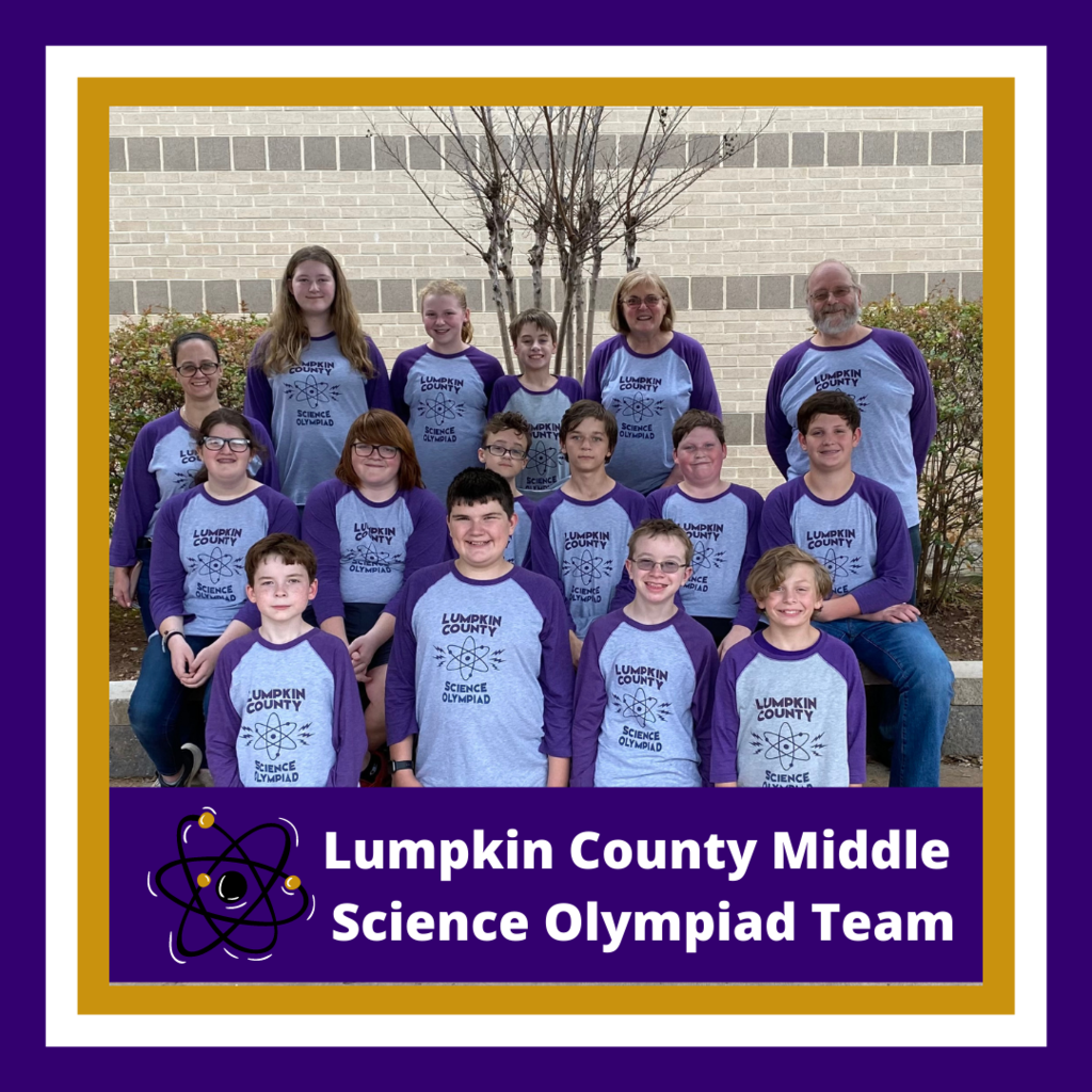 The LCMS Science Olympiad team was one of 21 teams from GA,  AL, TN & NC that recently competed in the Chattahoochee Invitational. Nolen Padgett and Seth Thomas placed 2nd in Electric Wright Stuff. Reagan Smith and JP Hayes, placed 3rd in Food Science. DaiYson Turpin placed 5th in Bridge Building, and William Giles, Nolen Padgett, and Garrett Lincoln placed 9th in Code Busters. 