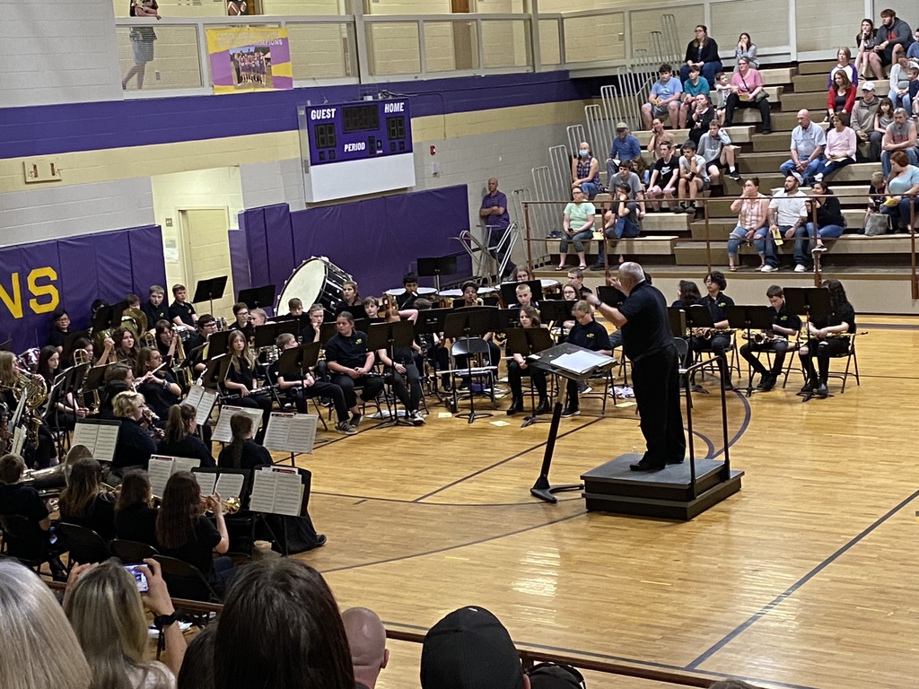 Last night, the LCMS band performed their spring concert conducted by Mr. Anderson. #TR1BE